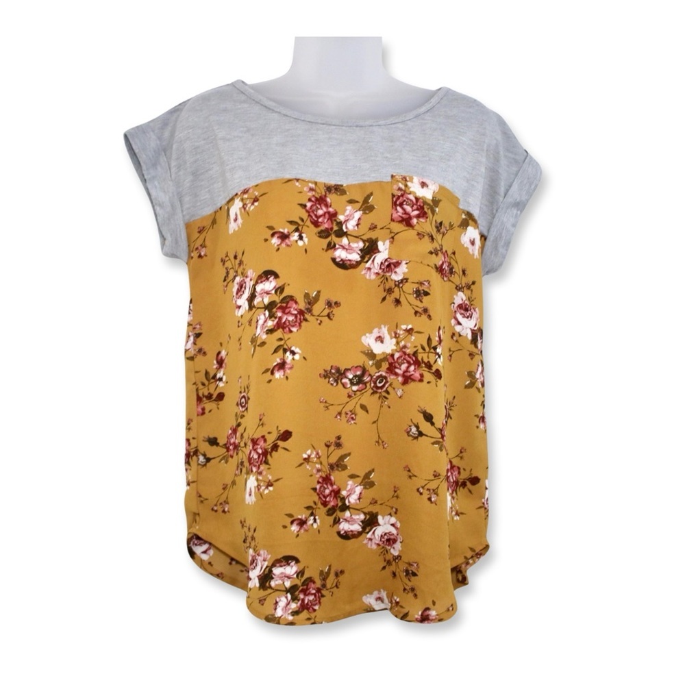 Rewind Tee with Floral Print